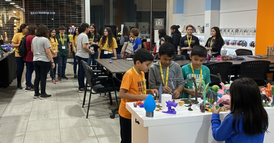 Volunteers helping at FundedYouth storefront